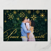 クラシックの | Peace on Earth写真 箔シーズンカード (正面)