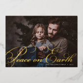 クラシックの | Peace on Earth写真 箔シーズンカード (正面)