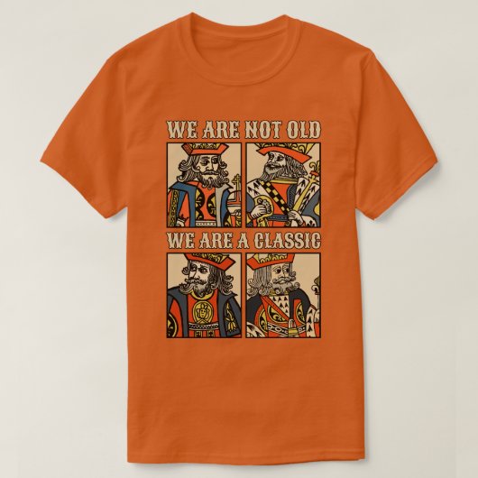 クラシックのdのキング遊キャラクター tシャツ (デザイン正面)