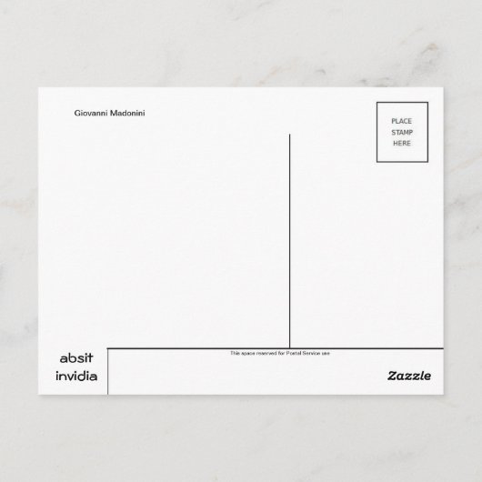 クラシックはがき ポストカード (裏面)