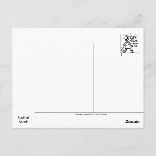 クラシックはがき ポストカード (裏面)