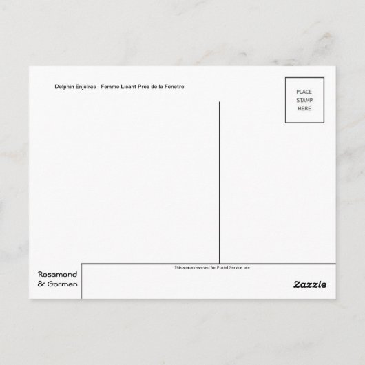 クラシックはがき ポストカード (裏面)