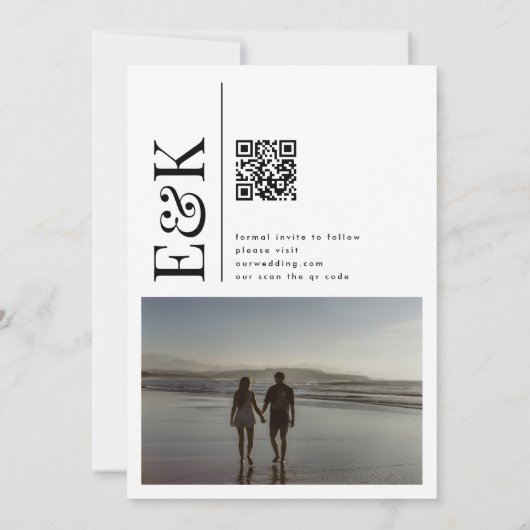 クラシックはっきりしたホワ数々のイトカスタム セーブザデート (裏面)