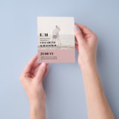 クラシックはっきりしたPHOTO OVERLAY日付の保存BUDGET チラシ (手)