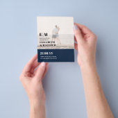 クラシックはっきりしたPHOTO OVERLAY日付の保存BUDGET チラシ (手)