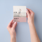 クラシックはっきりしたPHOTO OVERLAY WEDDING INVITE BUDGET チラシ (手)