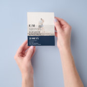 クラシックはっきりしたPHOTO OVERLAY WEDDING INVITE BUDGET チラシ (手)