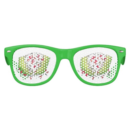 クラシックアイスバーグレタスくさびサラダグルメ キッズサングラス (正面)