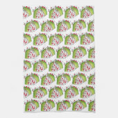 クラシックアイスバーグレタスくさびサラダグルメ キッチンタオル (縦)