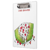 クラシックアイスバーグレタスくさびサラダグルメ クリップボード (左)