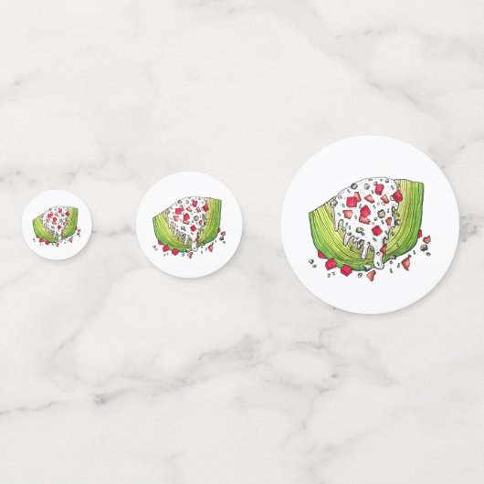 クラシックアイスバーグレタスくさびサラダグルメ コンフェッティ (裏面)