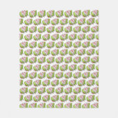 クラシックアイスバーグレタスくさびサラダグルメ フリースブランケット (正面)