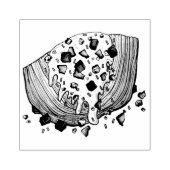 クラシックアイスバーグレタスくさびサラダグルメ ラバースタンプ (インプリント)