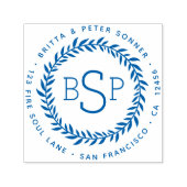 クラシックアイビーリーグ伝統的差出人住所 セルフインキングスタンプ (デザイン)