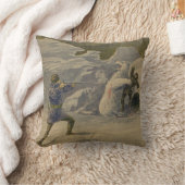 クラシックアドベンチャー漫画 クッション (ブランケット)