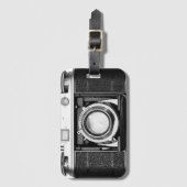 クラシックアナログ35nn撮影カメラ ラゲッジタグ (正面縦)