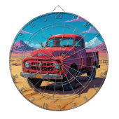 クラシックアメリカのピックアップダーツボード ダーツボード (正面)