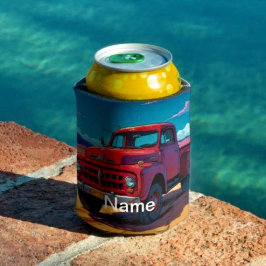 クラシックアメリカンピックアップトラック 缶クーラー