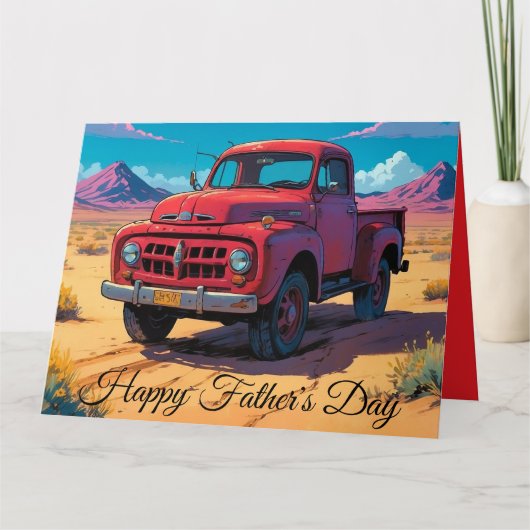 クラシックアメリカンピックアップ カード (正面)