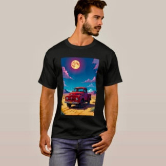 クラシックアメリカンピックアップ Tシャツ