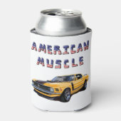 クラシックアメリカンマッスルカーマスタングボス302 缶クーラー (缶正面)