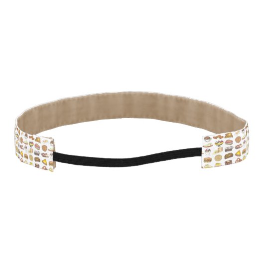 クラシックアメリカンランチカウンター脂っこいスプーンダイナー アスレチックヘッドバンド (裏面)