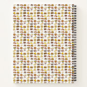 クラシックアメリカンランチカウンター脂っこいスプーンダイナー ノートブック (裏面)