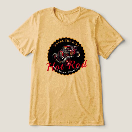 クラシックアメリカ改造人 トライブレンドTシャツ (デザイン正面)