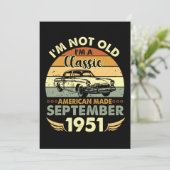 クラシックアメリカ製 1951年9月生まれ 招待状 (スタンド正面)