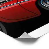 クラシックアメリカ57改造漫画 ポスター (角)