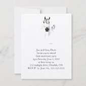 クラシックアラビアンホース招待状 招待状 (裏面)