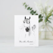 クラシックアラビアンホース招待状 招待状 (スタンド正面)