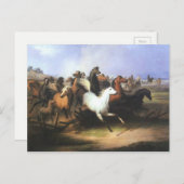 クラシックアランニングートの馬 ポストカード (正面/裏面)