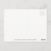 クラシックアランニングートの馬 ポストカード (裏面)