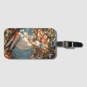 クラシックアリスはワンダーランドの夢を見ている ラゲッジタグ (正面横)