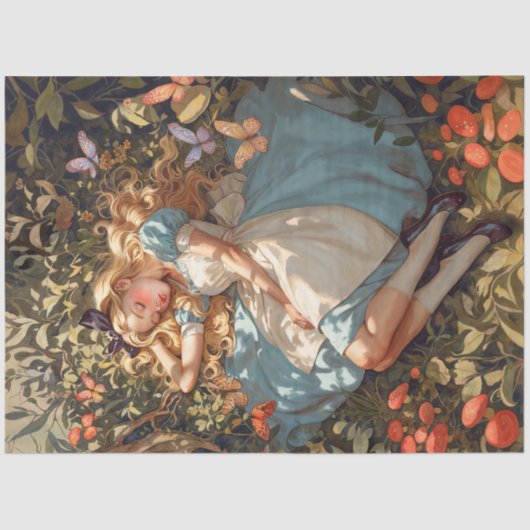 クラシックアリスはワンダーランドの夢を見ている 薄葉紙 (正面)