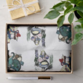 クラシックアリスinワンダーランドラビットチェシャーキャット 薄葉紙 (ギフト)