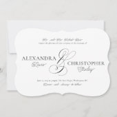 クラシックアンパサンド招待状 招待状 (正面)