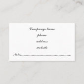 クラシックアーガイル名刺 名刺 (裏面)