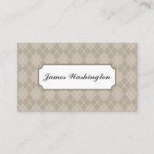 クラシックアーガイル名刺 名刺 (正面)