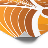 クラシックアールデコ幾何学的パターン ポスター (角)