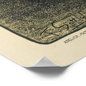 クラシックアールヌーボーポスター – リトグラフ ポスター (角)