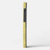 クラシックイエロトパーズフローラゴールデンレッド文字 Case-Mate iPhoneケース (裏面 / 左)