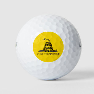 クラシックイエロー ガズデン旗 Don't Tread on Me ゴルフボール