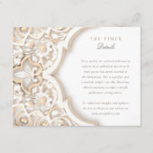 クラシックイスライムフローラ結婚情報カード エンクロージャーカード (正面)