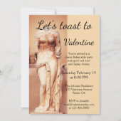 クラシックイタリアンラブガーデスバレンタイン招待状 招待状 (正面)