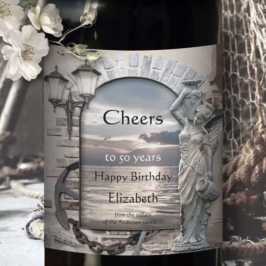 クラシックイタリアン航海のワインラベル ワインラベル