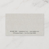 クラシックイベント | 豪華な 名刺 (裏面)