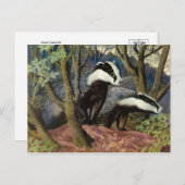 クラシックイラストのポストカード ポストカード (正面/裏面)