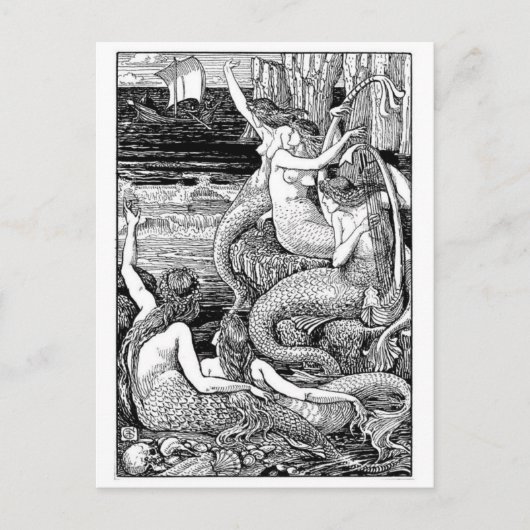 クラシックイラストレーションはがき ポストカード (正面)